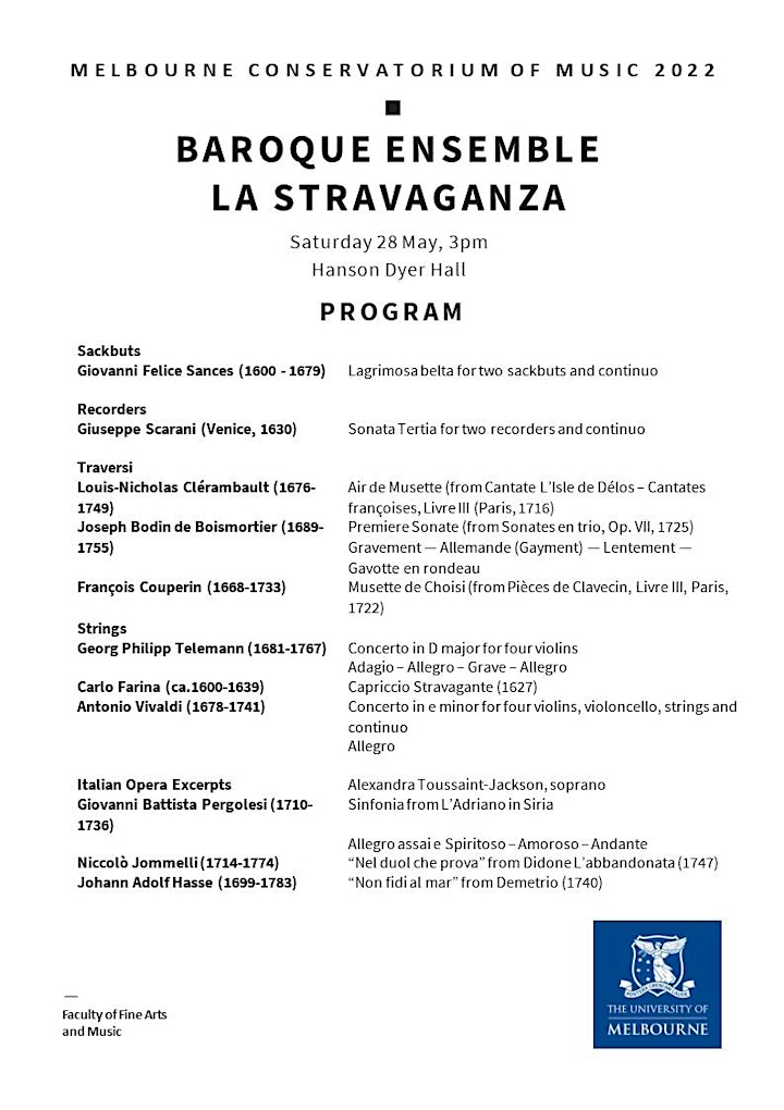 Baroque Ensemble - La Stravaganza image