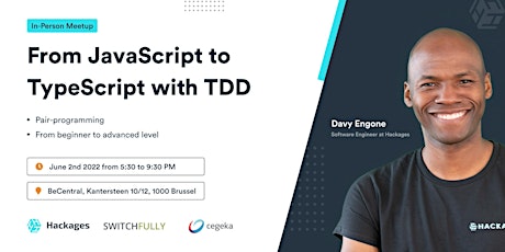 Primaire afbeelding van From JavaScript to TypeScript with TDD (Beginner to Advanced Level)