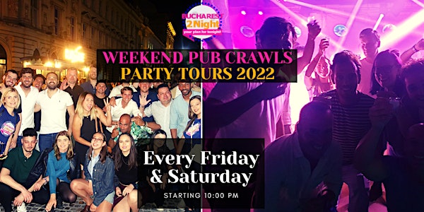 Weekend Pub Crawls in Bucharest - Party Tours