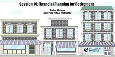 Financial Planning for Retirement with Colton Wiegers primary image