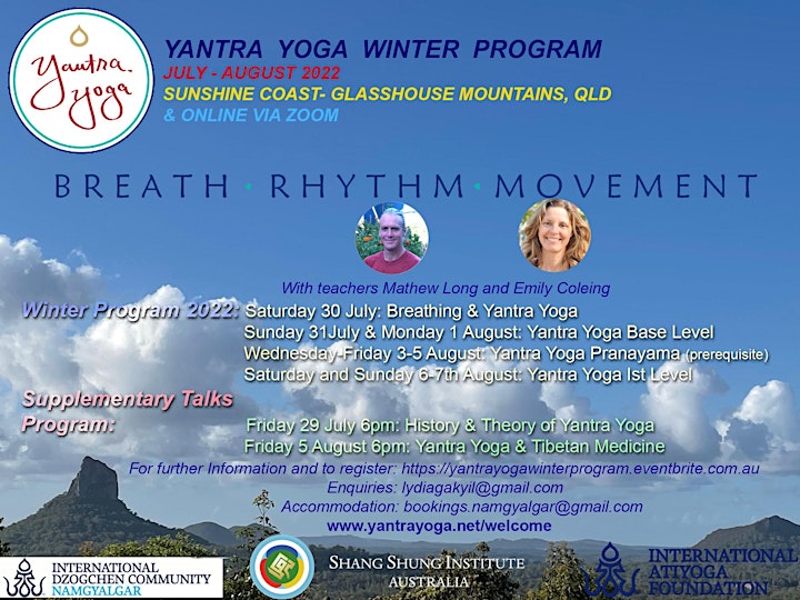 Yantra Yoga, Australia, Winter Program image