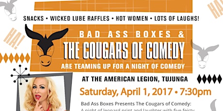 Primaire afbeelding van Bad Ass Boxes Presents: The Cougars of Comedy