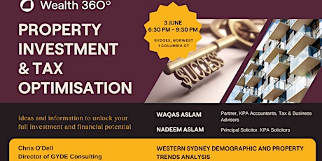 EOFY Property Investment & Tax Optimization  Information Evening tickets