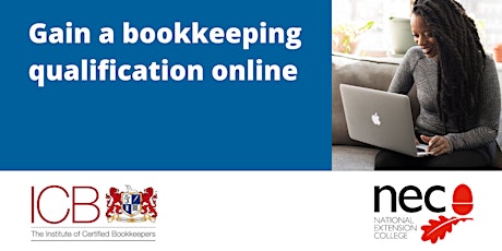 NEC Presents: Gaining a bookkeeping qualification online tickets