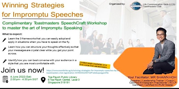 Winning Strategies for Impromptu Speeches by LCS Toastmasters Club