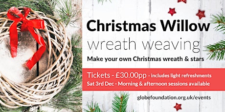 Christmas Willow Wreath Weaving tickets