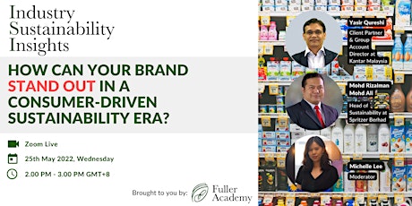 Industry Sustainability Insights: Consumer-Driven Sustainable Brands tickets