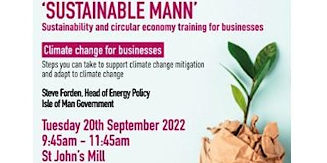 Biosphere Isle of Man | ‘Sustainable Man’ | Climate change for businesses |