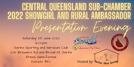 Central Queensland Showgirl and Rural Ambassador Presentation Evening tickets