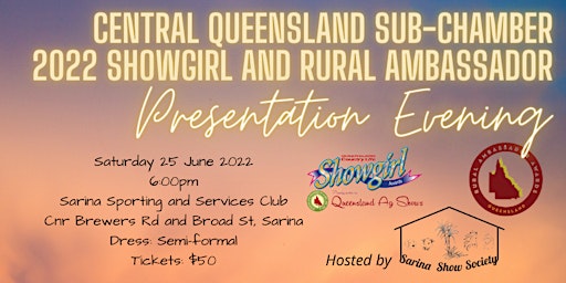 Central Queensland Showgirl and Rural Ambassador Presentation Evening