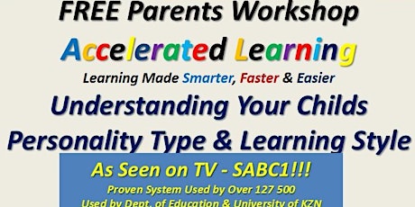 Understanding Your Childs Personality Type & Learning Style tickets