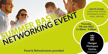 Managed Workspace Centres Summer Bash Networking Event tickets