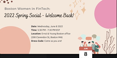 Boston Women in Fintech Spring Social tickets