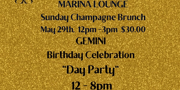 Sunday Champagne Brunch - Birthday Celebration & Day Party