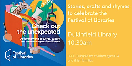 Festival Story Time (Festival of Libraries) Dukinfield tickets