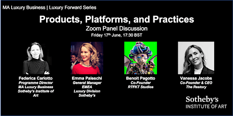 Luxury Forward: Products, Platforms, and Practices tickets