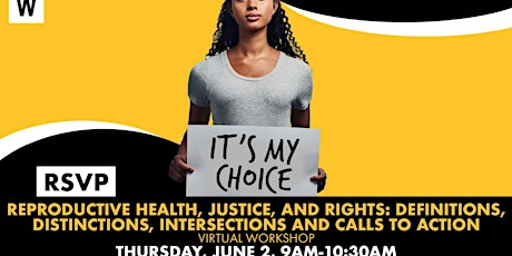 Reproductive Health, Justice, and Rights tickets