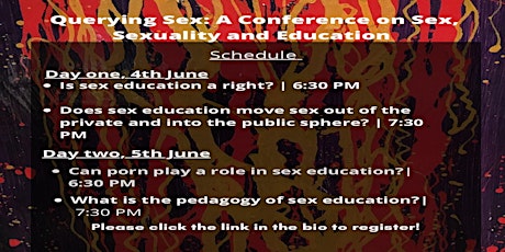 Querying Sex: A Conference on Sex, Sexuality and Education tickets