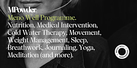 MPowder Meno-Well Programme: Breathwork for burnout during Menopause