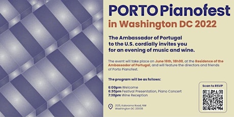Porto Pianofest in Washington D.C. tickets