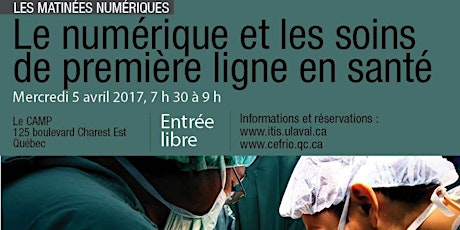 Le numérique et les soins de première ligne en santé primary image