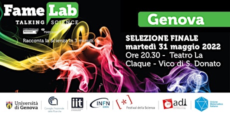 Famelab Genova 2022 biglietti