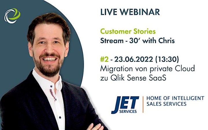 Live-Webinar Customer Stories #2 JET Services: Migration zu Qlik Sense SaaS: Bild 