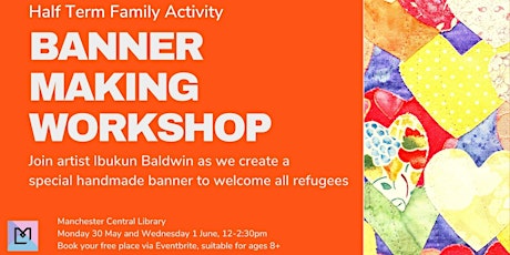 Hand Stitched Banner Making Workshop for ages 8+ tickets