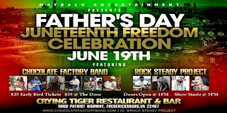 Father's Day Juneteenth Freedom Celebration - Live Music, DJ, Food & More! primary image