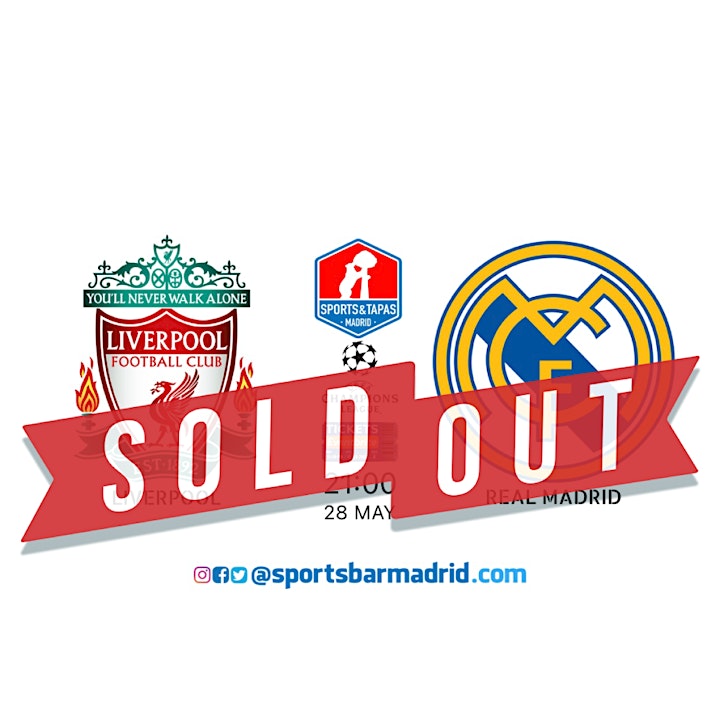 Liverpool vs Real Madrid | UCL Final + Dinner - Sports & Tapas Bar Madrid image