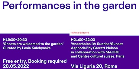 Performances in the garden biglietti