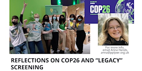 “LEGACY” Screening and Reflections on COP26 tickets