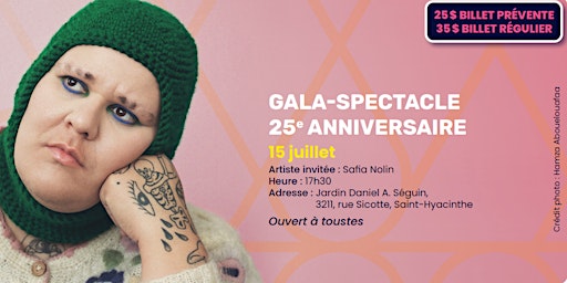 Gala-spectacle 25e anniversaire - Saint-Hyacinthe