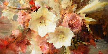 Laura Robb-Creating Dynamic Floral Compositions in Oil