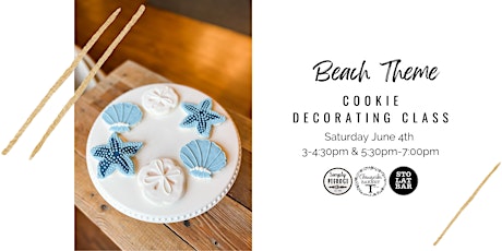 Beach Theme Cookie Decorating Class (Session 1) tickets