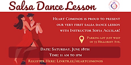 Heart Comonos Presents: Salsa Dance Lesson Event!