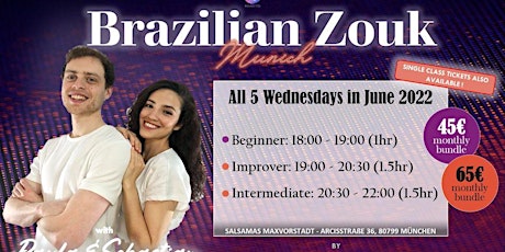 Brazilian Zouk Level 3 Class tickets