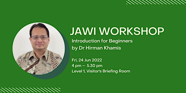 Jawi Workshop : Introduction for Beginners