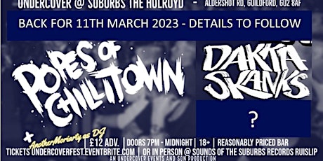 Popes Of Chillitown plus special guests back in Guildford tickets