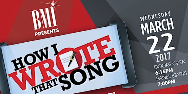 BMI presents: "How I Wrote That Song" - Berklee in the ATL