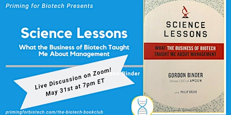Priming for Biotech Bookclub | Science Lessons billets