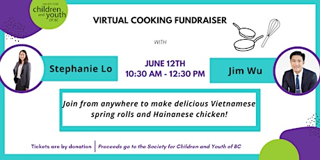 Live Cooking Class with Stephanie Lo and Jim Wu tickets