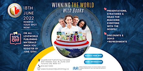 Winning the World with Books (Evening session) tickets