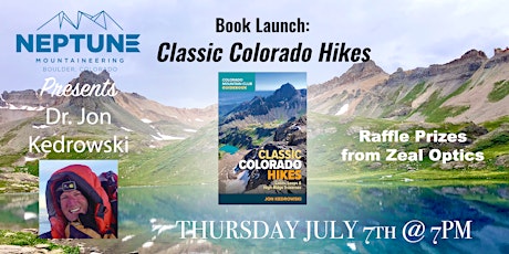 Book Launch—Classic Colorado Hikes: Lakes, Loops and High Ridge Traverses tickets