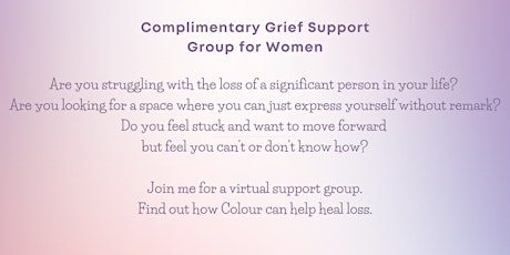 Grief Support Group for Women tickets