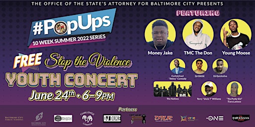 BMORE POP UP: Stop the Violence Concert