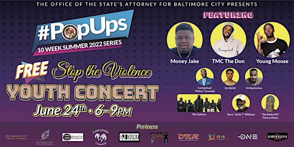 BMORE POP UP: Stop the Violence Concert