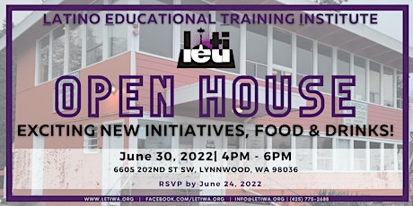 LETI Open House | June 30, 2022 | 4:00pm  - 6:00pm tickets