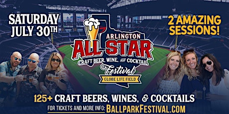 Imagem principal do evento The Arlington All-Star Craft Beer, Wine, and Cocktail Festival