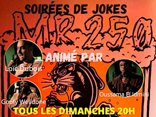 Les soirées de jokes au MR250 (29 mai) primary image